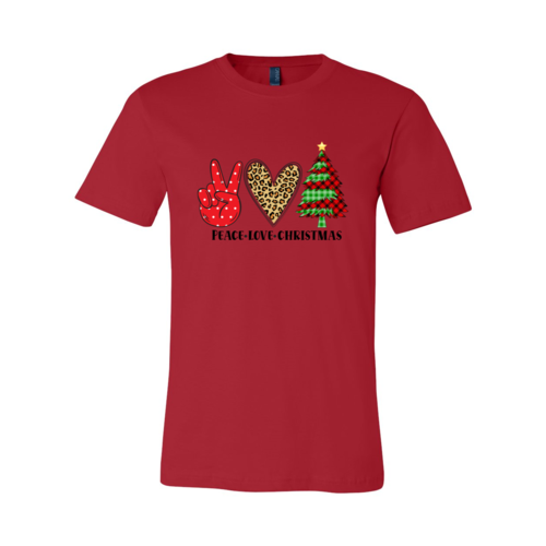 Peace Love Christmas Shirt (Women's)