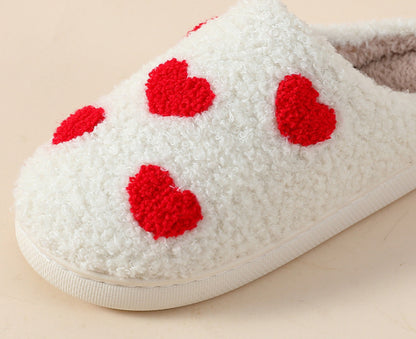 Cartoon Mushroom Love Style Cotton Slippers