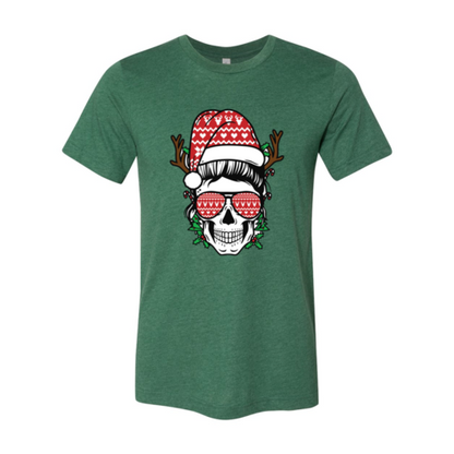 Mom Skull Christmas Shirt (Women's)