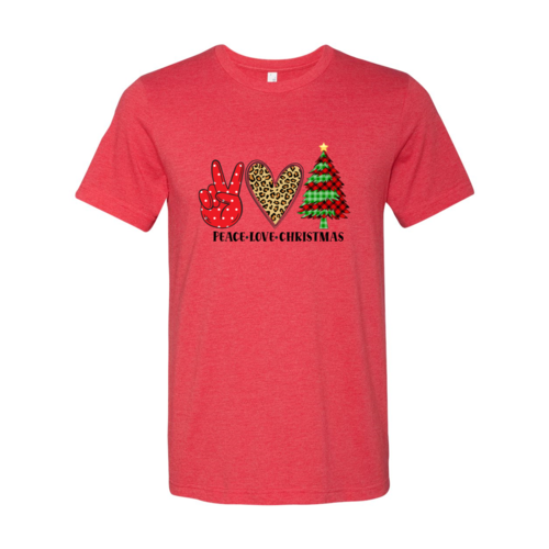 Peace Love Christmas Shirt (Women's)