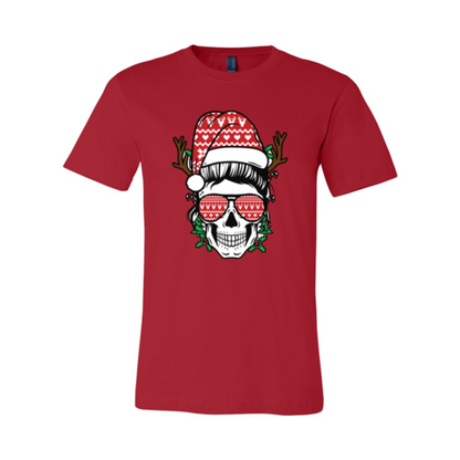 Mom Skull Christmas Shirt (Women's)