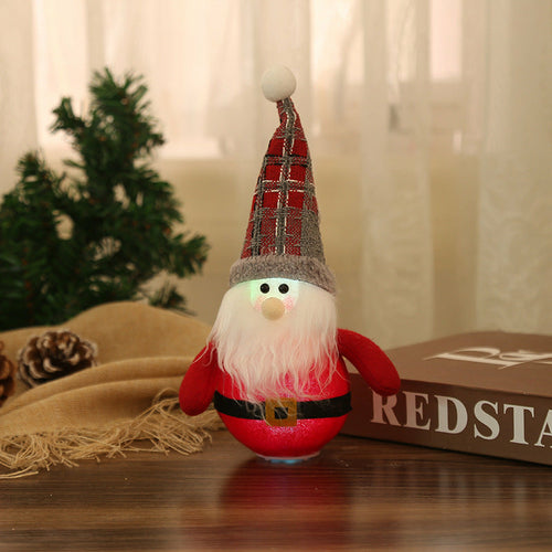 Christmas Decorations LED Santa Claus Snowman