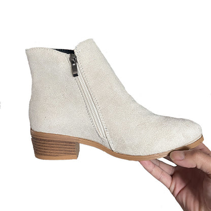 Zipper Ankle Boots