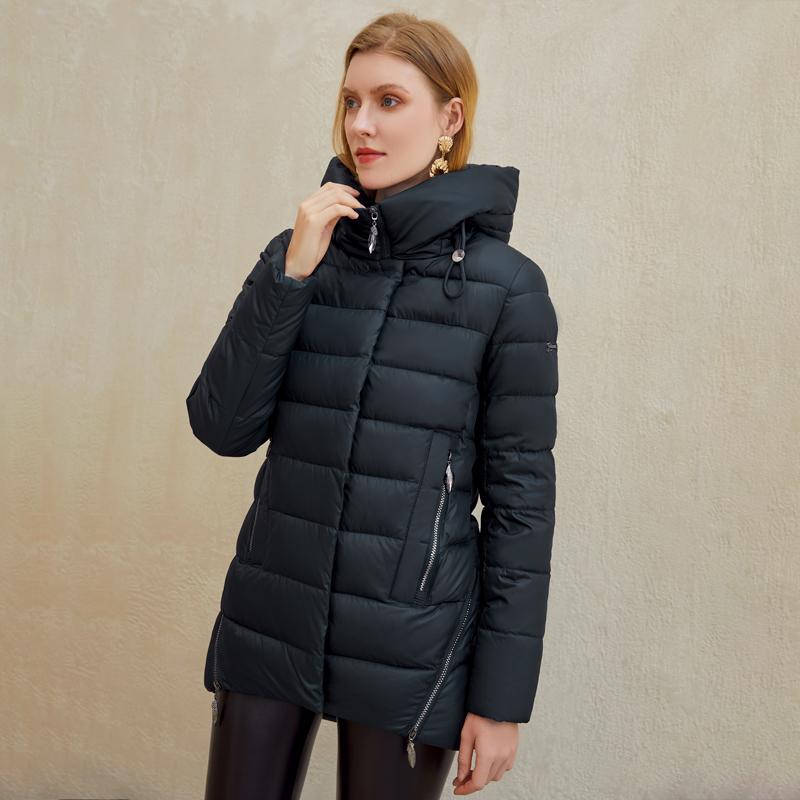 Stylish Warm Hooded Winter Coat