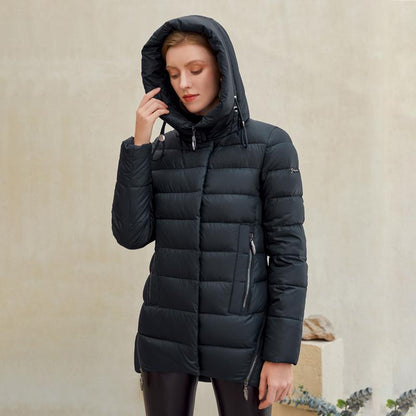 Stylish Warm Hooded Winter Coat