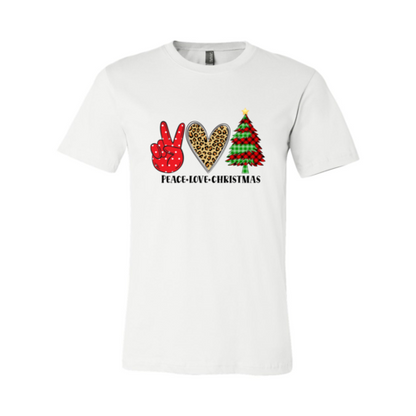 Peace Love Christmas Shirt (Women's)