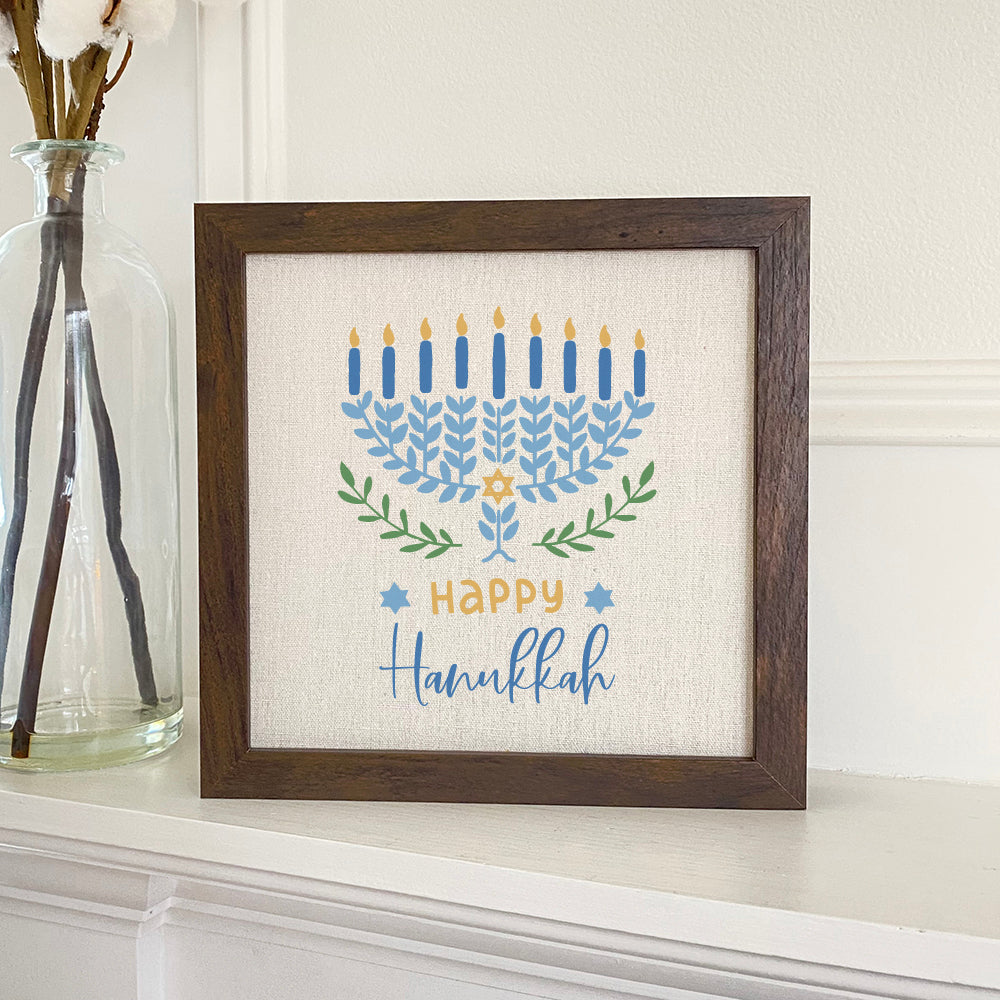 Happy Hanukkah Wall Art