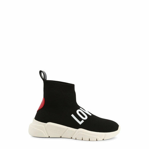 Love Moschino High Top Logo Sock Sneakers