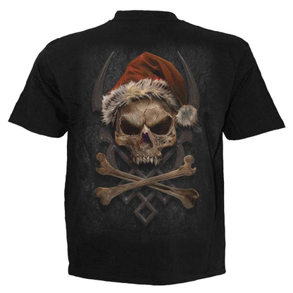 ROCK SANTA - Black T-Shirt (Men's)