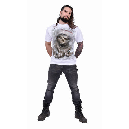 ROCK SANTA - White T-Shirt (Men's)