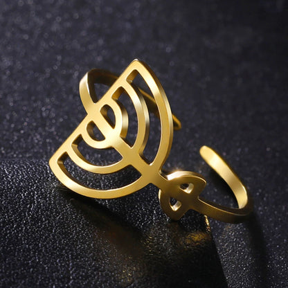 Menorah Ring Hanukkah