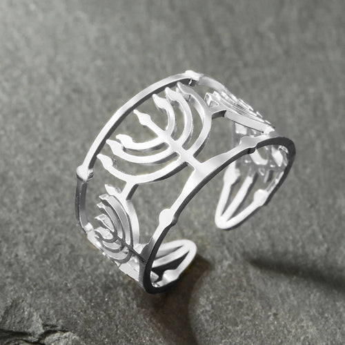 Menorah Ring Hanukkah