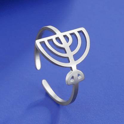 Menorah Ring Hanukkah