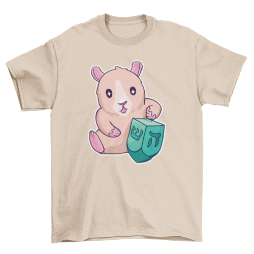 Guinea Pig Dreidl T-shirt (Adult Unisex)