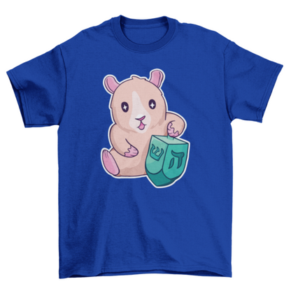 Guinea Pig Dreidl T-shirt (Adult Unisex)