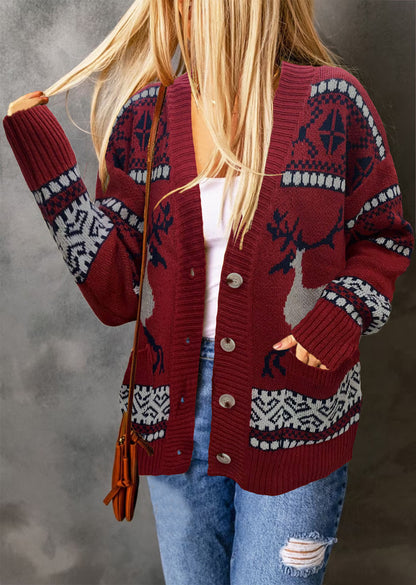 Christmas Sweater Cardigan (Women's)