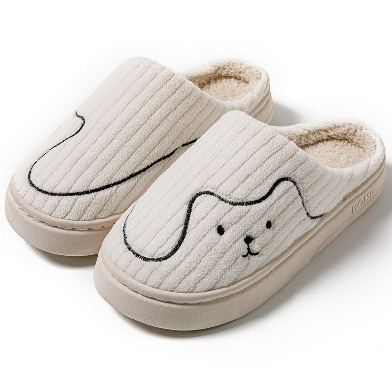 Squiggly Line Cat Slippers