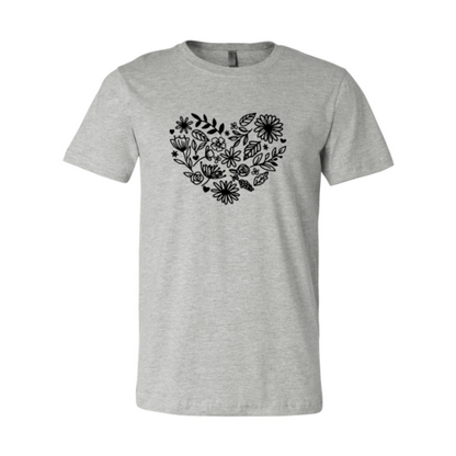 Flower Heart T-Shirt