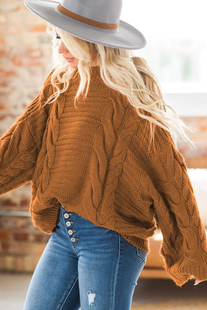 Luxurious Cable Knit Sweater