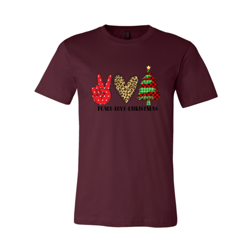 Peace Love Christmas Shirt (Women's)