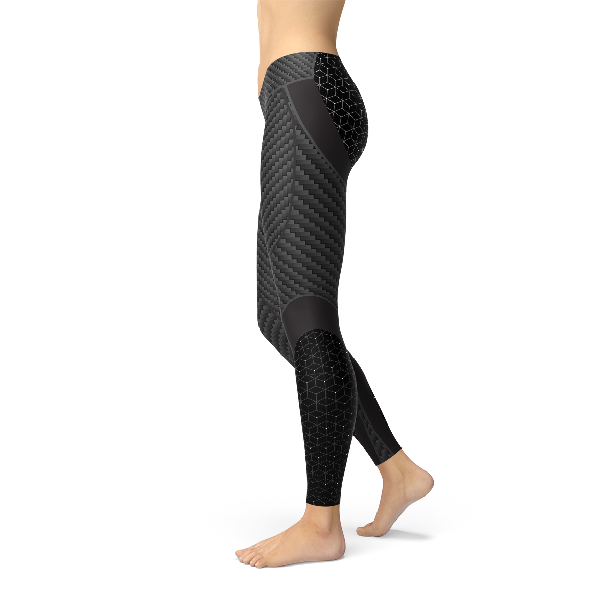 Elevated Carbon Fiber Sports Leggings