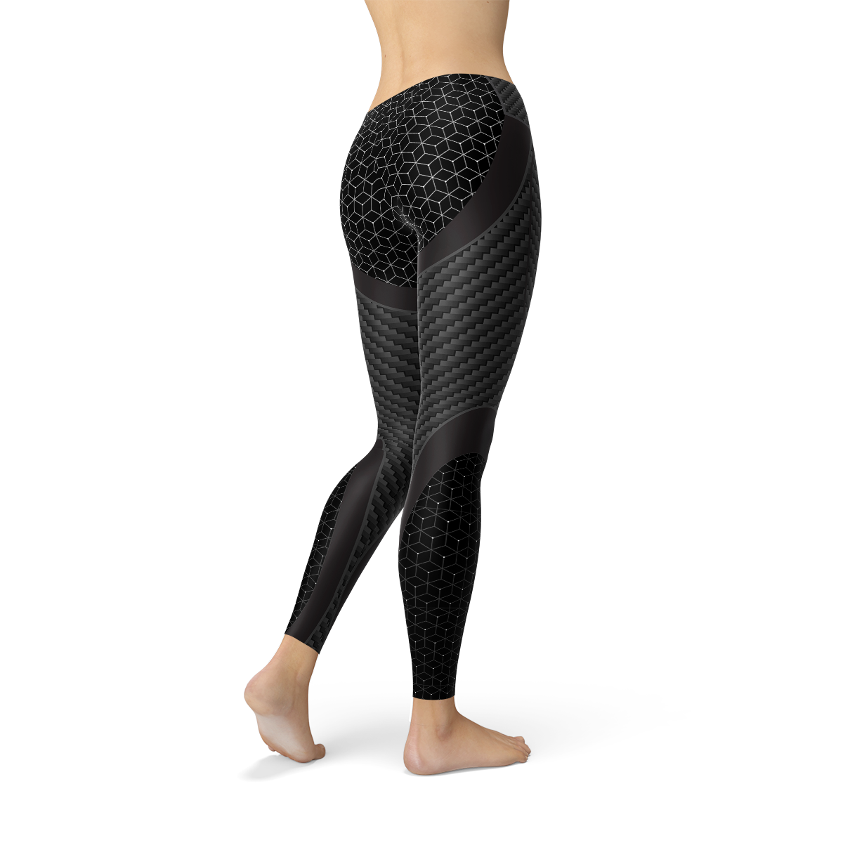 Elevated Carbon Fiber Sports Leggings