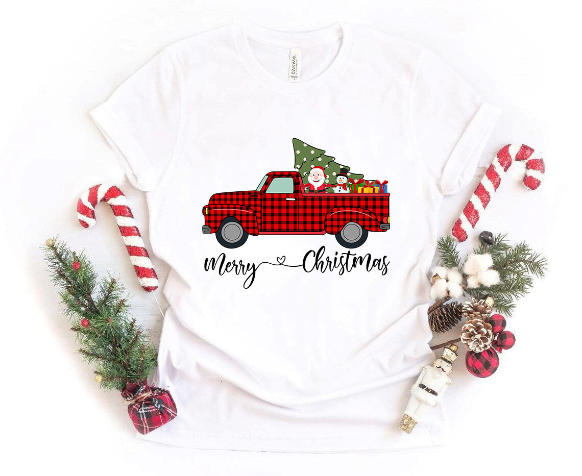 Christmas Red Truck Shirt (Women's)