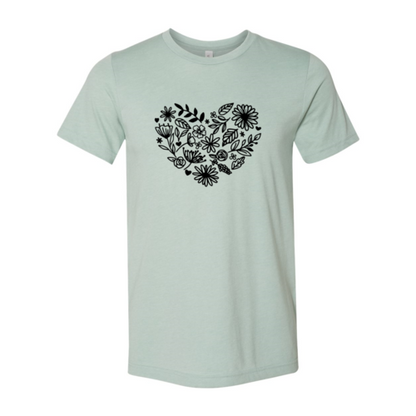 Flower Heart T-Shirt